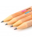 4 sztuk/zestaw Art czarny uchwyt na przewód ołówek automatyczny 2.0mm szkic specjalny rysunek szkolne papiernicze