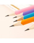10 sztuk nowy jednolity kolor przejść, ołówek HB trójkąt gumowa nakrętka pisania kredki do kolorowania