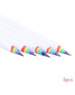 5 sztuk 2B ołówek czarny i biały drewno zestaw Rainbow ołówki szkolne biuro artykuły papiernicze dla uczniów A30