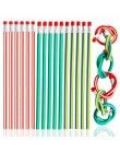Kreatywne kolorowe magiczne Bendy elastyczny miękki ołówek z gumką piśmienne Student kolorowe kredki szkolne materiały biurowe