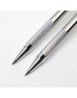 Wysokiej jakości metalu ołówek mechaniczny 2.0mm 2B rysunek szkicowy automatyczny ołówek wyślij 2 ołówek do szkolne materiały bi