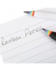 5 sztuk 2B ołówek czarny i biały drewno zestaw Rainbow ołówki szkolne biuro artykuły papiernicze dla uczniów A30