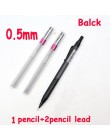 M & G w całości z metalu ołówek mechaniczny 2B 0.5 ~ 0.7mm wysokiej jakości srebrny automatyczny ołówek do profesjonalny obraz p
