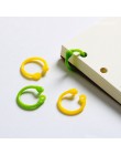 1 pudełko śliczne Kawaii koreański łatwy pierścień księga książki luźny segregator pierścień brelok breloczek papiernicze akceso