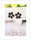JIOFREE Korea styl kwiat kształt emalia klip na kolczyki bez przekłuwania dla dziewczyny Party śliczne piękny bez otworu klip do