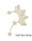 SHEEGIOR Boho długie frędzle ucha nausznica Bijoux Femme złote łańcuchy Rhinestone duże klipsy dla kobiet modna biżuteria na pre