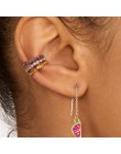 2019 nowych moda perłowa nakładka na uszy czechy do układania w stos w kształcie litery C CZ Rhinestone małe Earcuffs klipsy dla