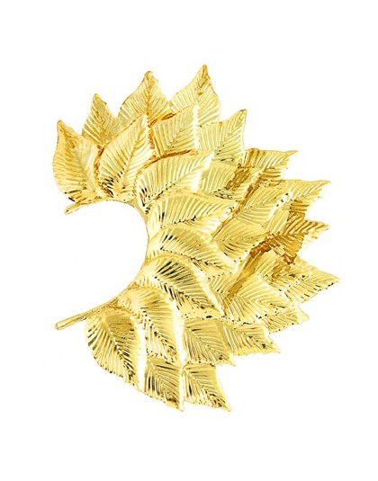 SHEEGIOR piękny Ear Cuff duże kolczyki dla kobiet moda biżuteria Boho złoty srebrny liść nie EarHole klip kolczyk Bijoux Femme p