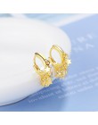 Moda złoty 925 srebro kolczyk Hoop kolczyk gwiazda kolczyk dla kobiet Korea ucha biżuteria nowy 2019 Orecchini