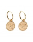 Artilady gwiazda Hoop kolczyki dla kobiet małe złote kolczyki kołowe biżuteria niekończące się kolczyki prezent Drop shipping