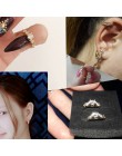 Hot sprzedaż luksusowe złoty kolor Hoop kolczyki z CZ kamień moda luksusowa biżuteria dla kobiet ślub zaręczyny prezent darmowa 