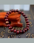LKO Męskie Kobiety Koraliki Drewniane Bransoletki Biżuteria Prezenty Rappers Sandałowe Chiński Buddyjski Budda Medytacja Modlitw