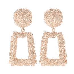 Duże wiszące kolczyki dla kobiet kolczyki geometryczne typu statement kobiet 2019 moda nowoczesna biżuteria wiszące kolczyki oor