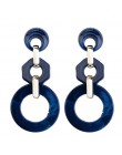 AENSOA nowy plac akrylowe spadek kolczyki dla kobiet Trendy Dangle kolczyki dla kobiet oświadczenie biżuteria hurtowych Party pr