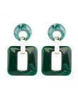 AENSOA nowy plac akrylowe spadek kolczyki dla kobiet Trendy Dangle kolczyki dla kobiet oświadczenie biżuteria hurtowych Party pr