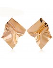 Nowe mody wypadania Dangle kolczyki dla kobiet ZA geometryczne kolczyki wesele Vintage prezenty czeski Bijoux