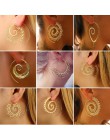 Czechy osobowość etniczna okrągłe kolczyki spadek spirala przesadzone miłość serce Whirlpool kolczyki dla kobiet plaża biżuteria