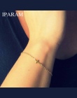 Moda Złoty Łańcuszek IPARAM Prosty Krzyż Bransoletka Tanie Bransoletka Wykwintne biżuteria dla kobiet