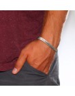 Stylowe ze stali nierdzewnej Silverly Bali Ogoniasty Łańcuch  łańcuszki na rękę dla mężczyzn podwójne Tkactwo Link Chain bransol