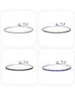 UMODE 4 kolory moda cyrkonia bransoletka tenisowa i Bangles dla kobiet prezenty nowa luksusowa Armbanden Voor Vrouwen Bijoux UB0