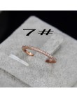 CWWZircons regulowana bransoletka typu bangle dla kobiet urzekają Bar suwak Brilliant CZ różowe złoto kolor biżuteria Pulseira F