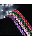 17KM moda cyrkonia bransoletka tenisowa i bransoletka regulowany Pulseras Mujer Charm bransoletka dla kobiet biżuteria ślubna dl