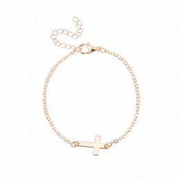 ALIUTOM 2019 urok krzyż krzyż bransoletki i łańcuszki na rękę modny biżuteria pulseras mujer damskie zegarek na bransoletce