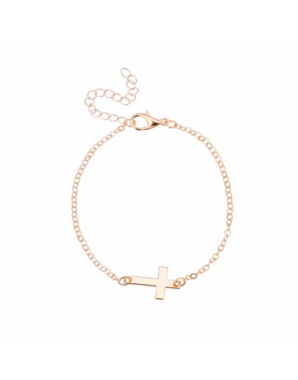 ALIUTOM 2019 urok krzyż krzyż bransoletki i łańcuszki na rękę modny biżuteria pulseras mujer damskie zegarek na bransoletce