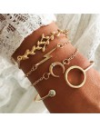 30 styl czeski ananas Turtle serce ziemi zestawy bransoletek dla kobiet splot Rope Chain bransoletki Pulseras Mujer biżuteria z 