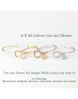 A-Z 26 liter węzeł początkowe bransoletki bransoletki początkowy urok bransoletka dziewczyny miłość spersonalizowane bransoletki