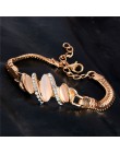 MISANANRYNE biżuteria damska złoty kolor śliczny austriacki kryształ niesamowite kocie oko kamień moda bransoletki
