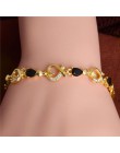 MISANANRYNE Gold Color Beautiful Waterdrop Austrian Crystal Bracelet For Women Wedding Party Jewelry Female Bracelet Wholesale