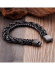 TrustyLan ciężki Chain Link bransoletka męska ze stali nierdzewnej dla mężczyzn męskie bransoletki i Bangles 2018 Biker biżuteri