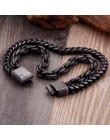 TrustyLan ciężki Chain Link bransoletka męska ze stali nierdzewnej dla mężczyzn męskie bransoletki i Bangles 2018 Biker biżuteri