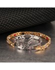 Vinterly bransoletka magnetyczna damski łańcuszek kryształ złota ze stali nierdzewnej ze stali nierdzewnej bransoletka kobiety k