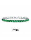 UMODE moda urok tenis bransoletki dla kobiet mężczyzn kolorowe cyrkonu biżuteria Box łańcuch bransoletki prezenty Pulseira Femin