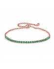 UMODE moda urok tenis bransoletki dla kobiet mężczyzn kolorowe cyrkonu biżuteria Box łańcuch bransoletki prezenty Pulseira Femin