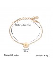 Modne złoty kolor bransoletka i bransoletka dla kobiety regulowany prosty bransoletki kobieta biżuteria Party prezenty darmowa w