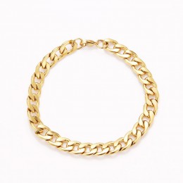 CACANA łańcuch ze stali nierdzewnej bransoletki dla mężczyzn kobiety złoto srebro kolor dla wisiorek 2.3NK nie znikną biżuteria 