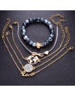 DIEZI czeski Turtle Charm bransoletki bransoletki dla kobiet moda złoty kolor Strand bransoletki zestawy biżuteria Party prezent