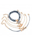 DIEZI czeski Turtle Charm bransoletki bransoletki dla kobiet moda złoty kolor Strand bransoletki zestawy biżuteria Party prezent