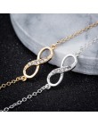 Shuangshuo 2019 nowych moda bransoletka nieskończoność dla kobiet z kryształowe kamienie bransoletka nieskończoność numer 8 bran