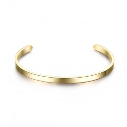V. YA moda proste grawerowana bransoletka dla mężczyzn i kobiet dostosowane bransoletka różowe złoto/złoto/srebrny ze stali nier