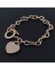Gorąca sprzedaż klamra projekt bransoletka nowy styl marka kobiety bransoletka złoty łańcuch serca bransoletki Carter bransoletk