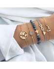 Boho Charm bransoletki i zestaw bransoletek dla kobiet w stylu Vintage bransoletka z paciorkami moda wielowarstwowe Pulseras akc