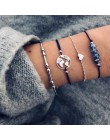 Boho Charm bransoletki i zestaw bransoletek dla kobiet w stylu Vintage bransoletka z paciorkami moda wielowarstwowe Pulseras akc