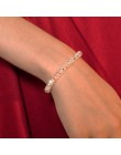 Charms bransoletki 1PC kryształowe zroszony bransoletki dla kobieta słodki Temperament Handwork bransoletki i Bangles piękna biż