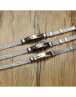 Vnox regulowana długość bransoletka dla kobiet bransoletka męska Watch Band projekt zespół ze stali nierdzewnej netto chrystusa 