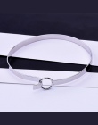 Nowe Modne Dodatki Biżuteria Proste Metalowe Okrągłe Bransoletki Minimalistyczny Design Przysłony Bransoletka Bangle dla Kobiet 