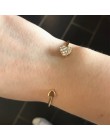2019 Hot New Fashion regulowany kryształ podwójna kokarda z sercem Bilezik mankiet otwarcie bransoletka damska biżuteria na prez